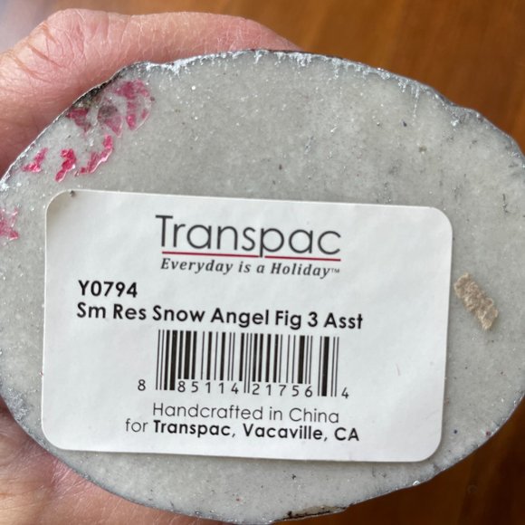 NEW Three (3) Transpac Resin Snow Angels - Picture 11 of 11